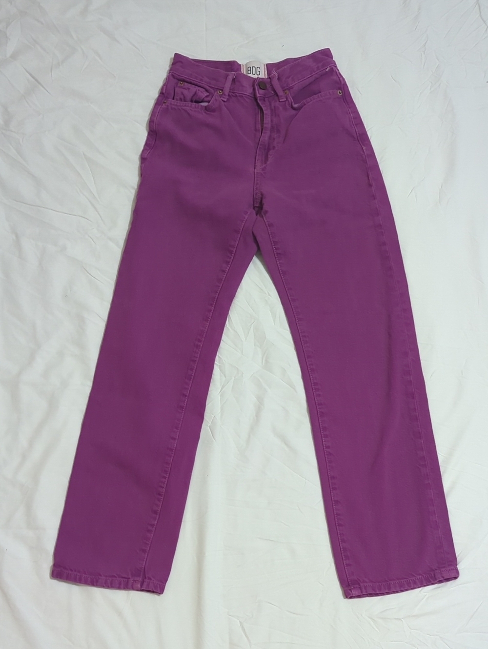 BDG Cowboy Jeans, Color Bright Purple Size 24